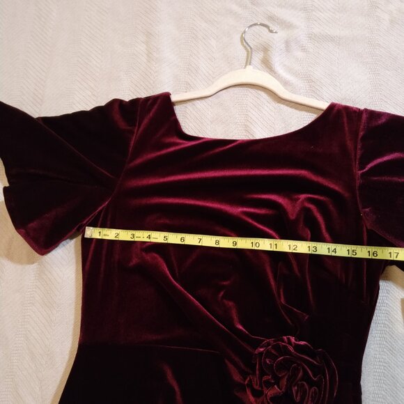 NWT! Jessica Howard Dress ONLY $49! RETAIL $169! Velvet Rosette Embelishment 12P - Picture 5 of 8